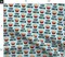 Valentines Day Muffins Blue Dogs Cute Love Funny Custom Printed Fabric by Spoonflower Various Fabrics by the Yard or Fat Quarter